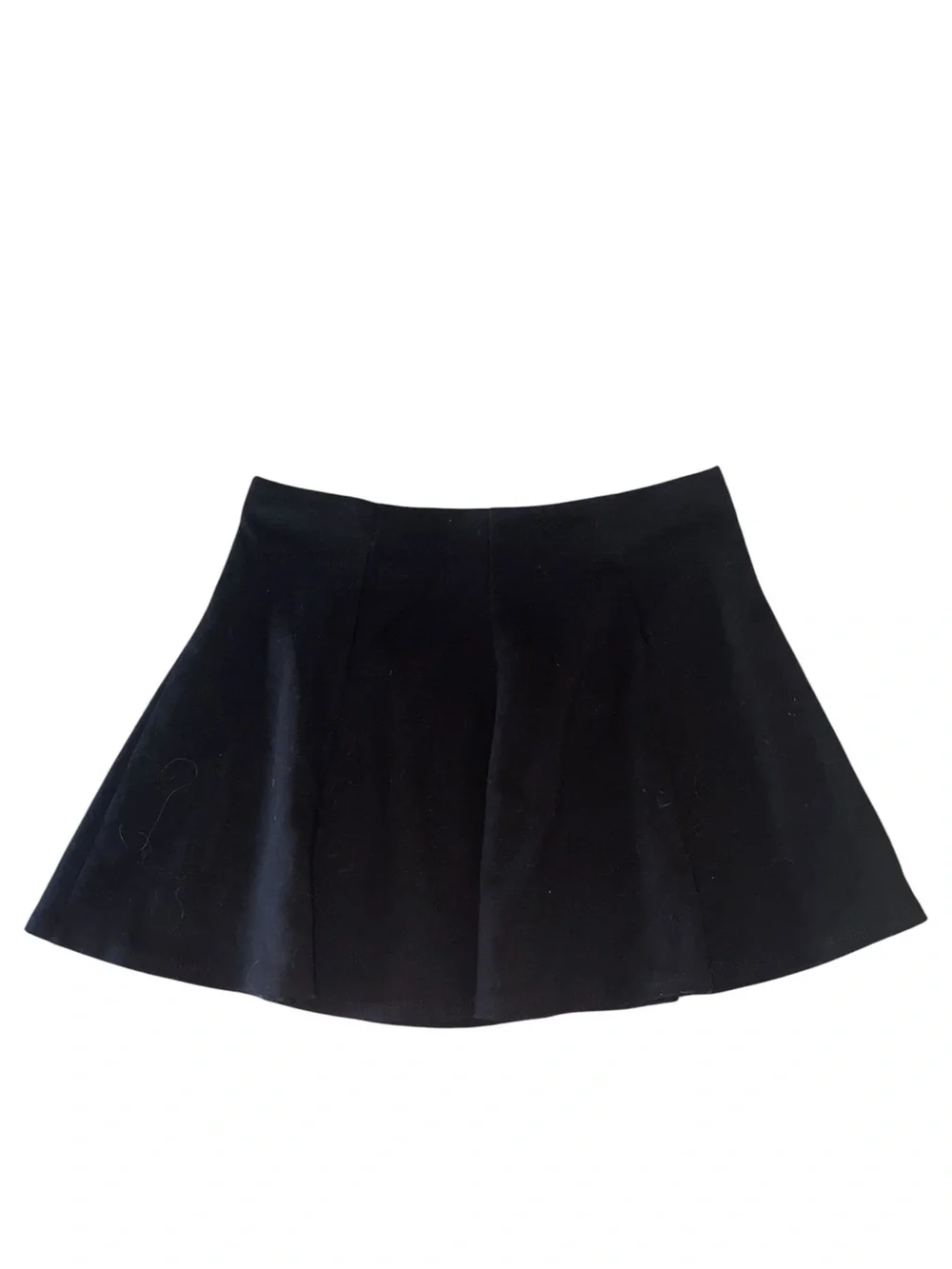 Forever 21 black skater skirt high-waisted flared Aline mini Skirt Goth Kawaii